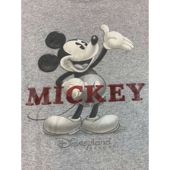 Disneyland Resort Men's M Gray Mickey Graphic T Shirt Heather Classic Park - Picture 10 of 11